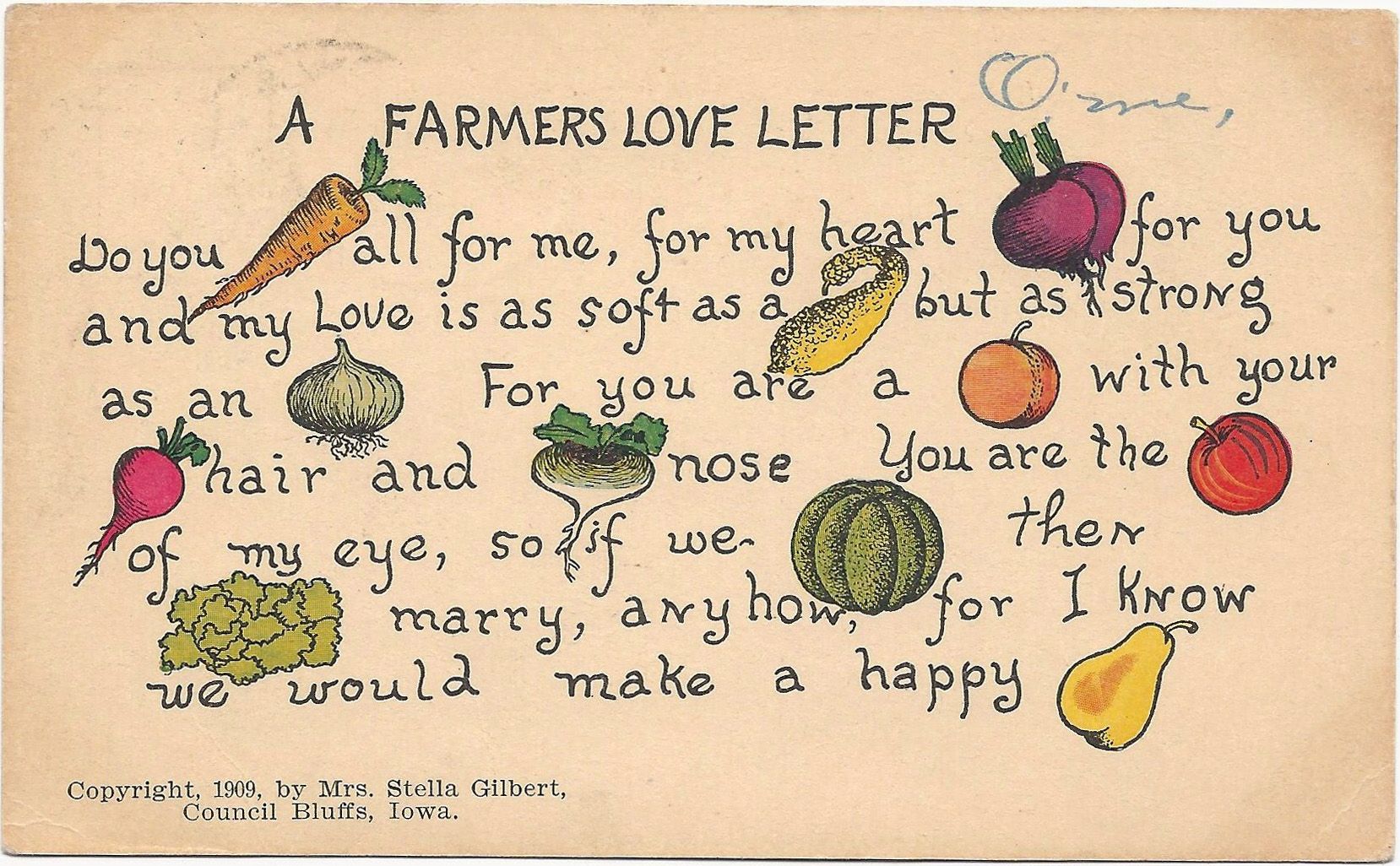 A Farmer’s Love Letter