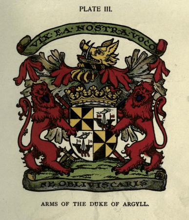 Arms of the Duke of Argyll